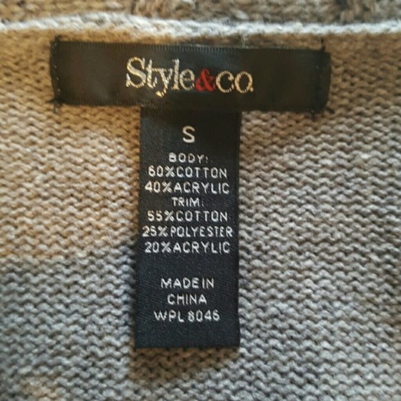 🐇 Flattering Dark Grey Fan Pleated Cardigan - S - Picture 8 of 8